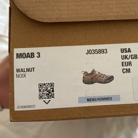 Merrell Moab 3 Brown Walnut Hiking Performance J035893 Sz 12 - Picture 7 of 7